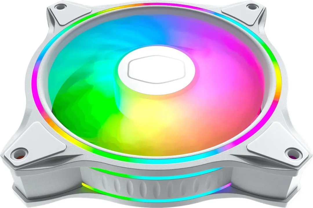Cooler Master MasterFan MF120 Halo RGB Wit - 3 Stuks