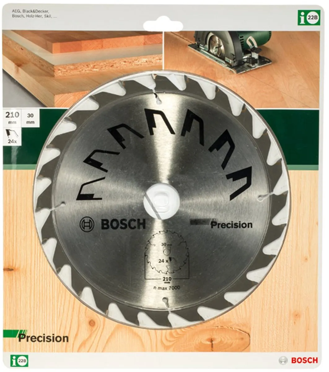 Bosch Professional Precision Cirkelzaagblad 210mm 24T - afbeelding 4 van 6