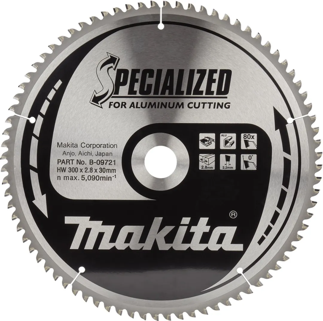 Makita B-09721 Tafelzaagblad Aluminium 300mm