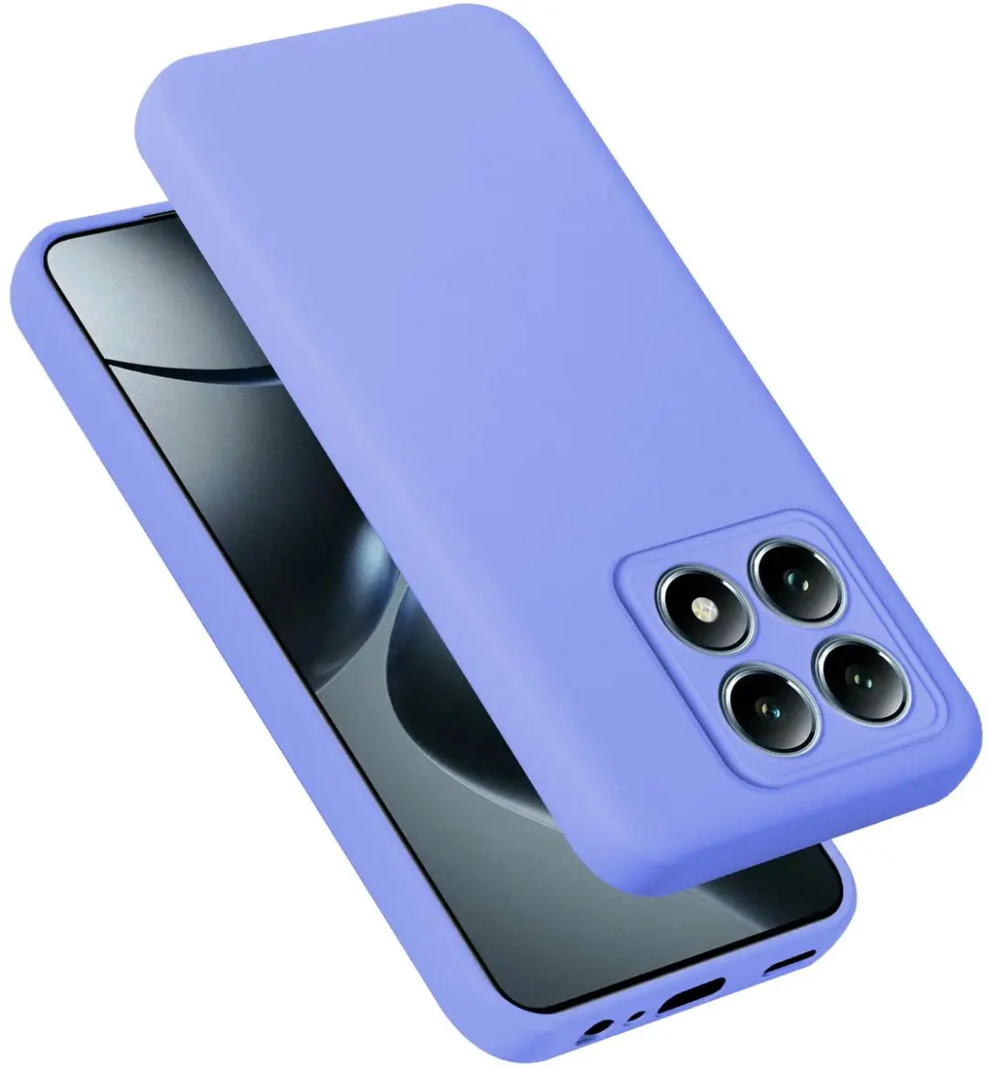 Cadorabo Hoesje geschikt voor Xiaomi 14T in LIQUID LICHT PAARS