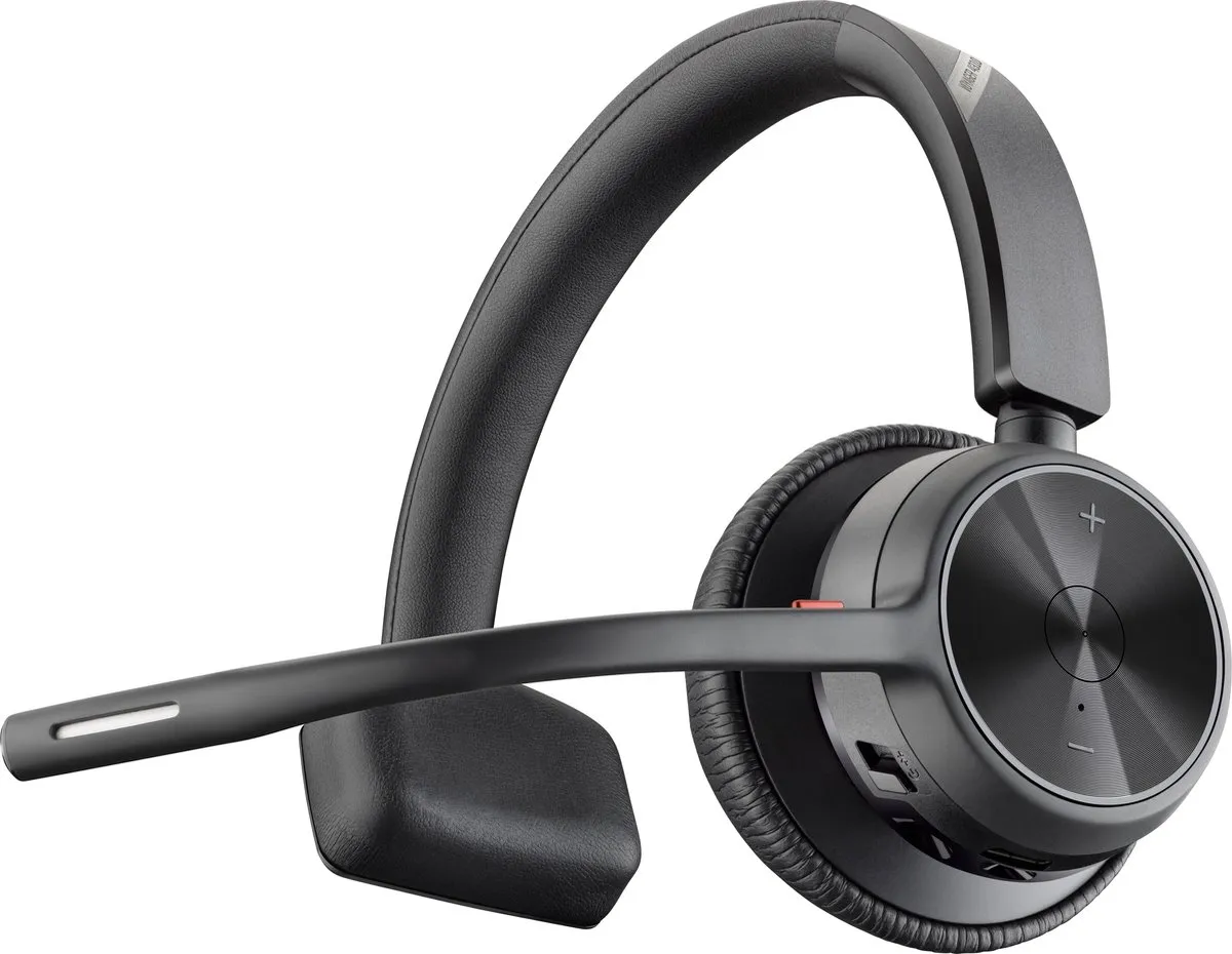 HP Poly Voyager 4310 USB-A Headset - Zwart