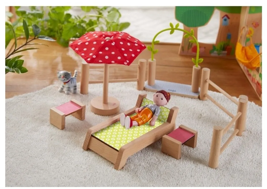 Haba Little Friends Poppenhuismeubels Tuin - Meerkleurig