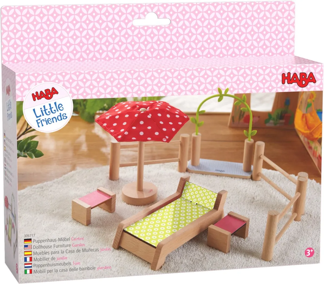 Haba Little Friends Poppenhuismeubels Tuin - Meerkleurig