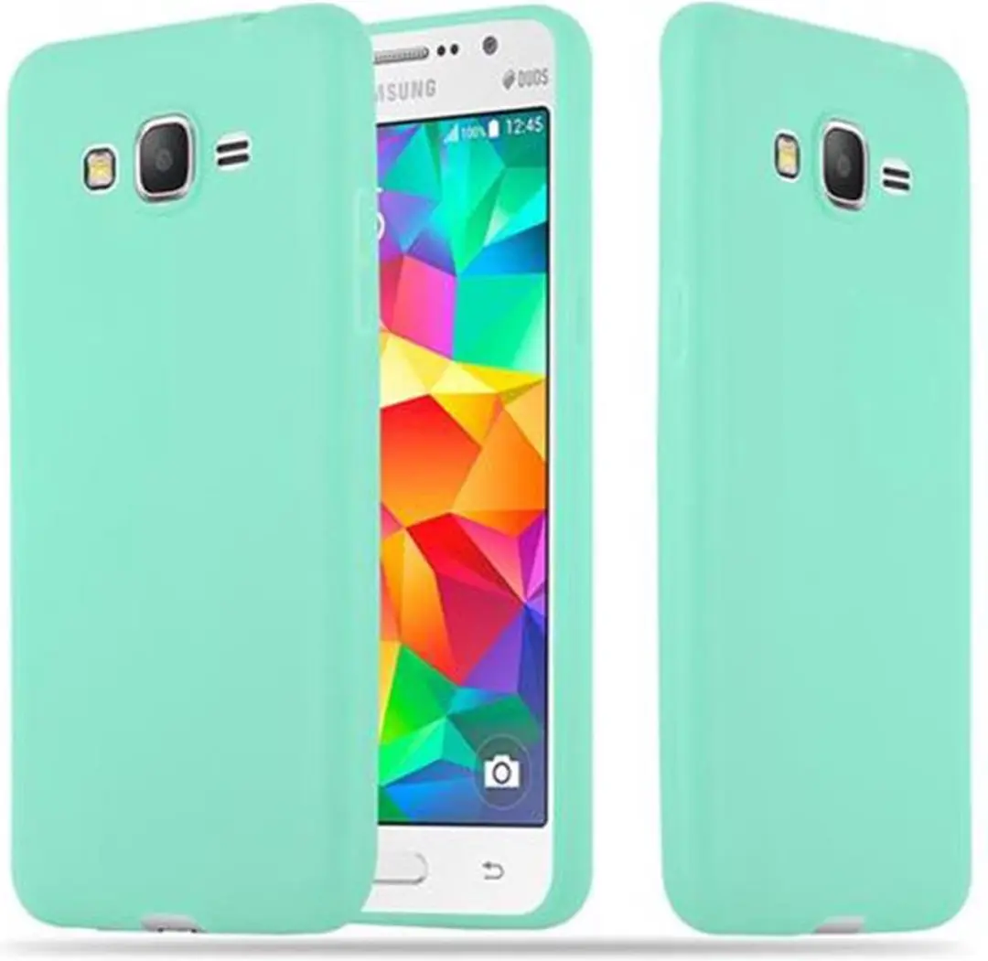 Cadorabo Hoesje geschikt voor Samsung Galaxy GRAND PRIME in CANDY BLAUW