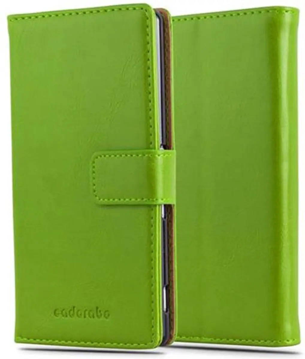 Cadorabo Hoesje geschikt voor Sony Xperia Z3 PLUS / Z4 in GRAS GROEN