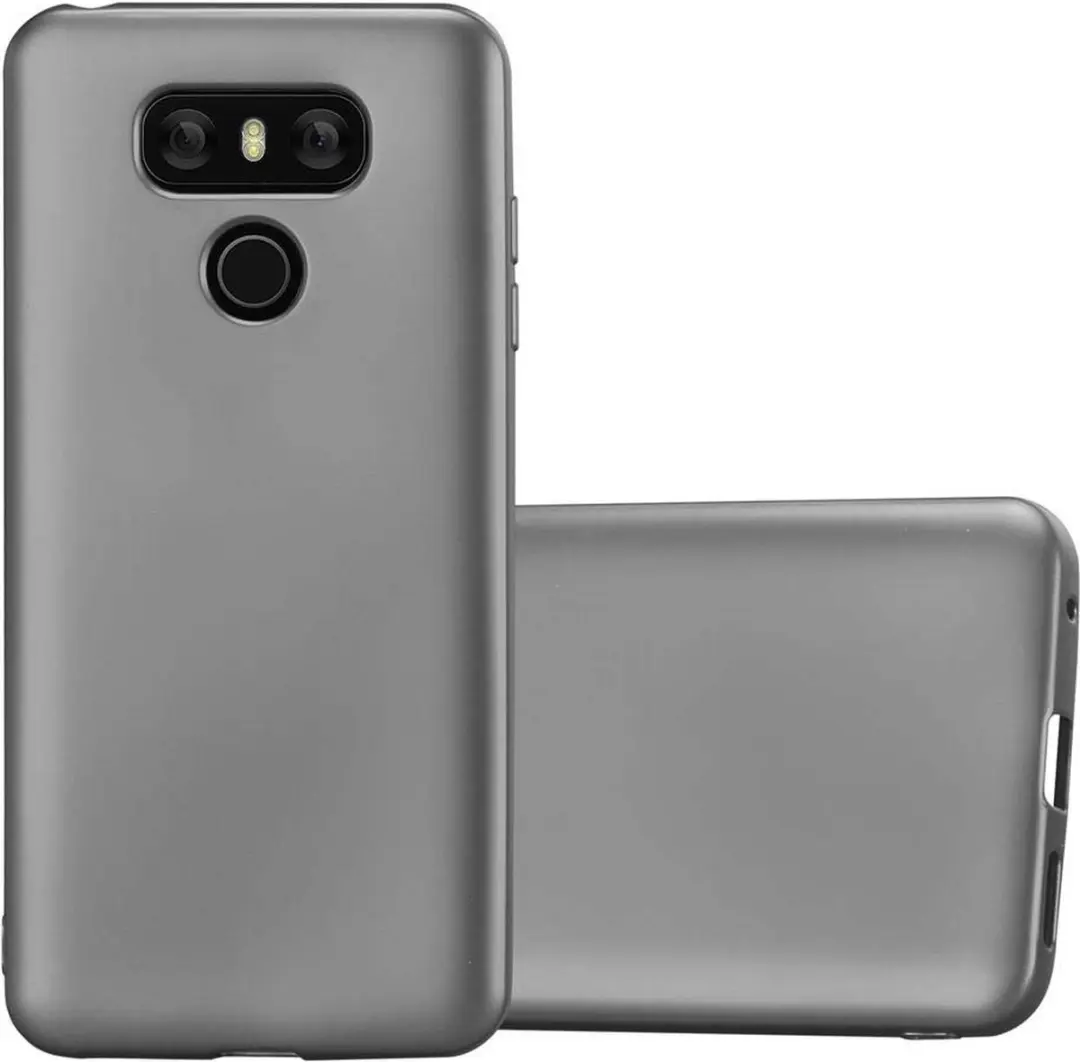 Cadorabo Hoesje geschikt voor LG G6 in METALLIC GRIJS