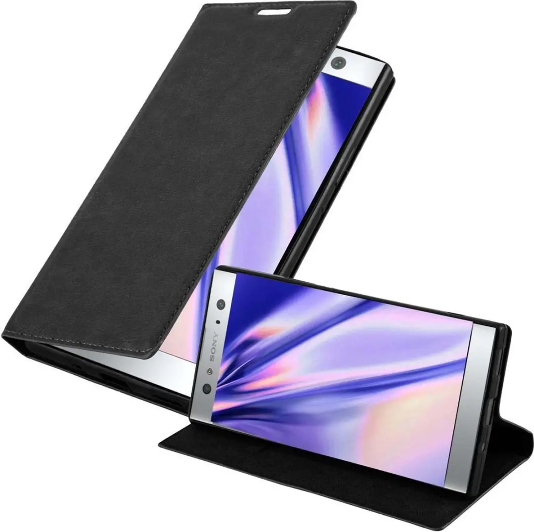 Cadorabo Hoesje geschikt voor Sony Xperia XA2 ULTRA in ZWARTE NACHT