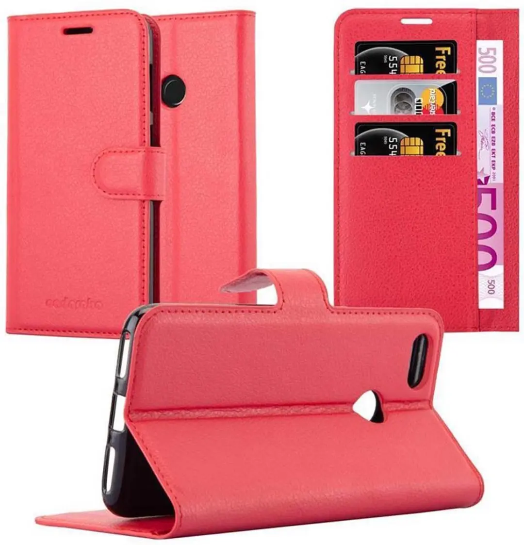 Cadorabo Hoesje geschikt voor Huawei Enjoy 7 in KARMIJN ROOD