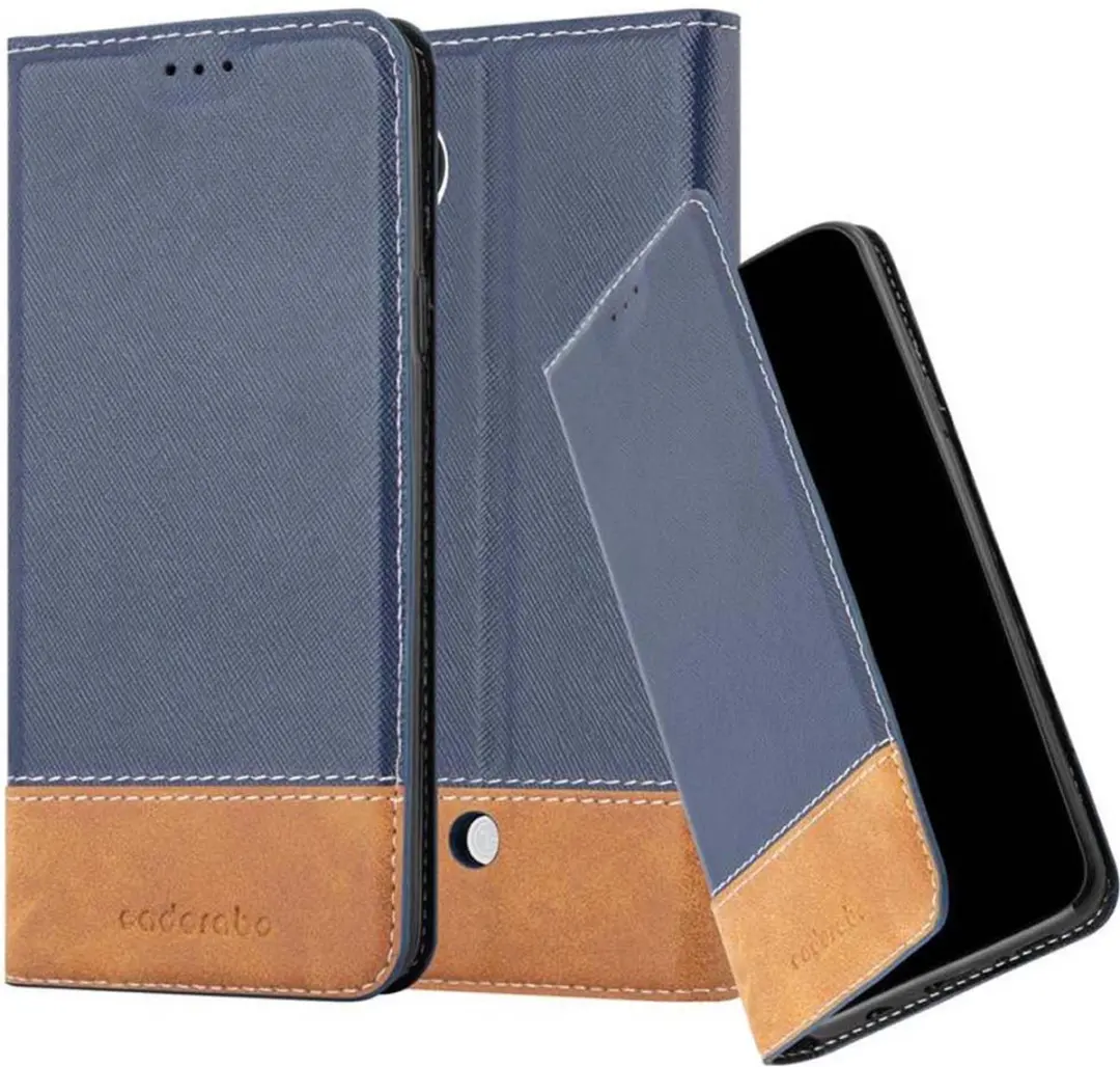 Cadorabo Hoesje geschikt voor LG Google NEXUS 5 in DONKERBLAUW BRUIN