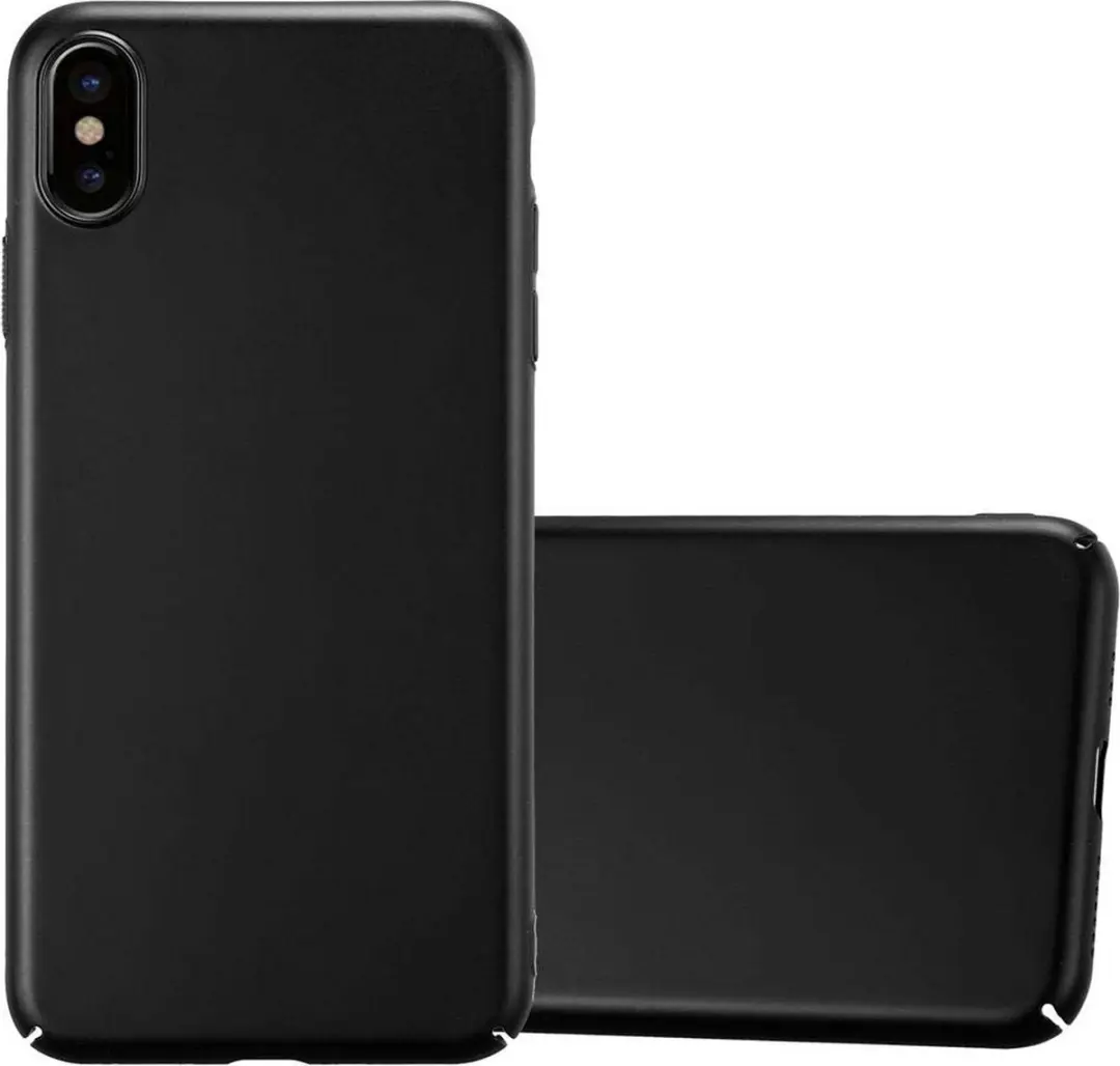 Cadorabo Hoesje geschikt voor Apple iPhone XS MAX in METAAL ZWART