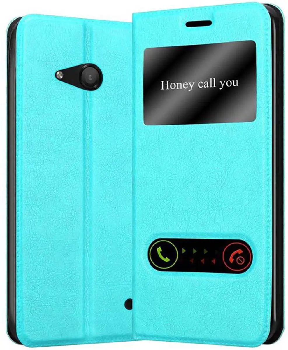 Cadorabo Hoesje geschikt voor Nokia Lumia 550 in MUNT TURKOOIS