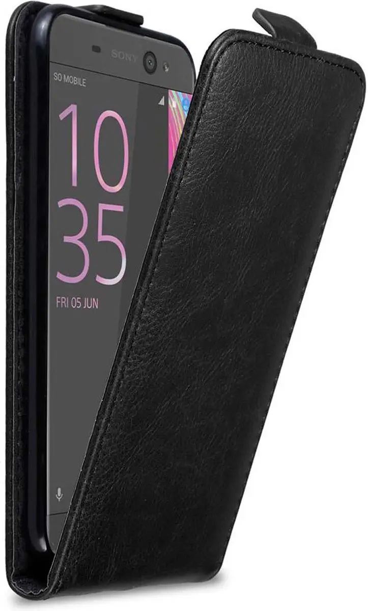 Cadorabo Hoesje geschikt voor Sony Xperia XA ULTRA in ZWARTE NACHT