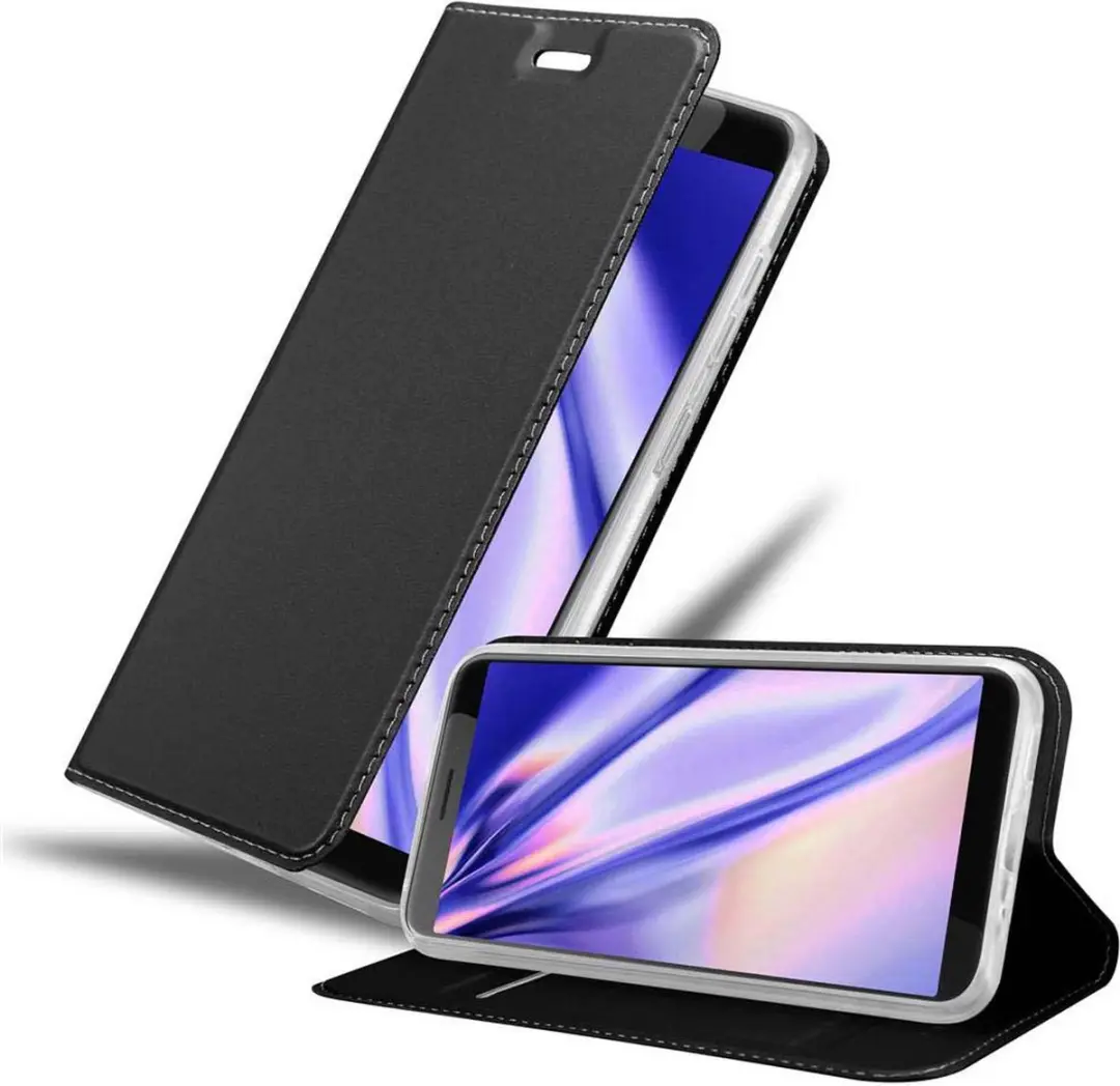 Cadorabo Hoesje geschikt voor HTC Desire 12 in CLASSY ZWART