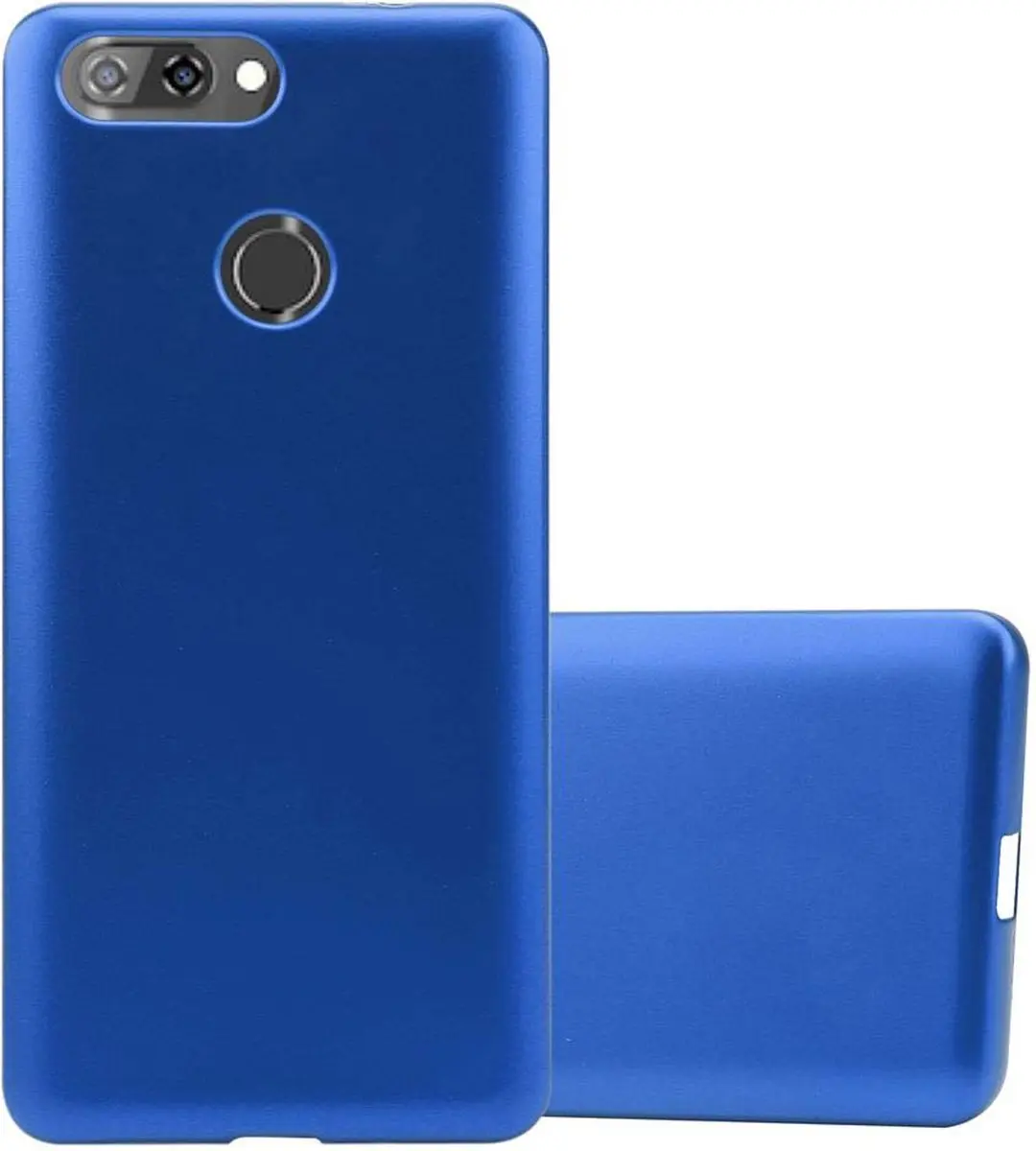 Cadorabo Hoesje geschikt voor ZTE Blade V9 in METAAL BLAUW