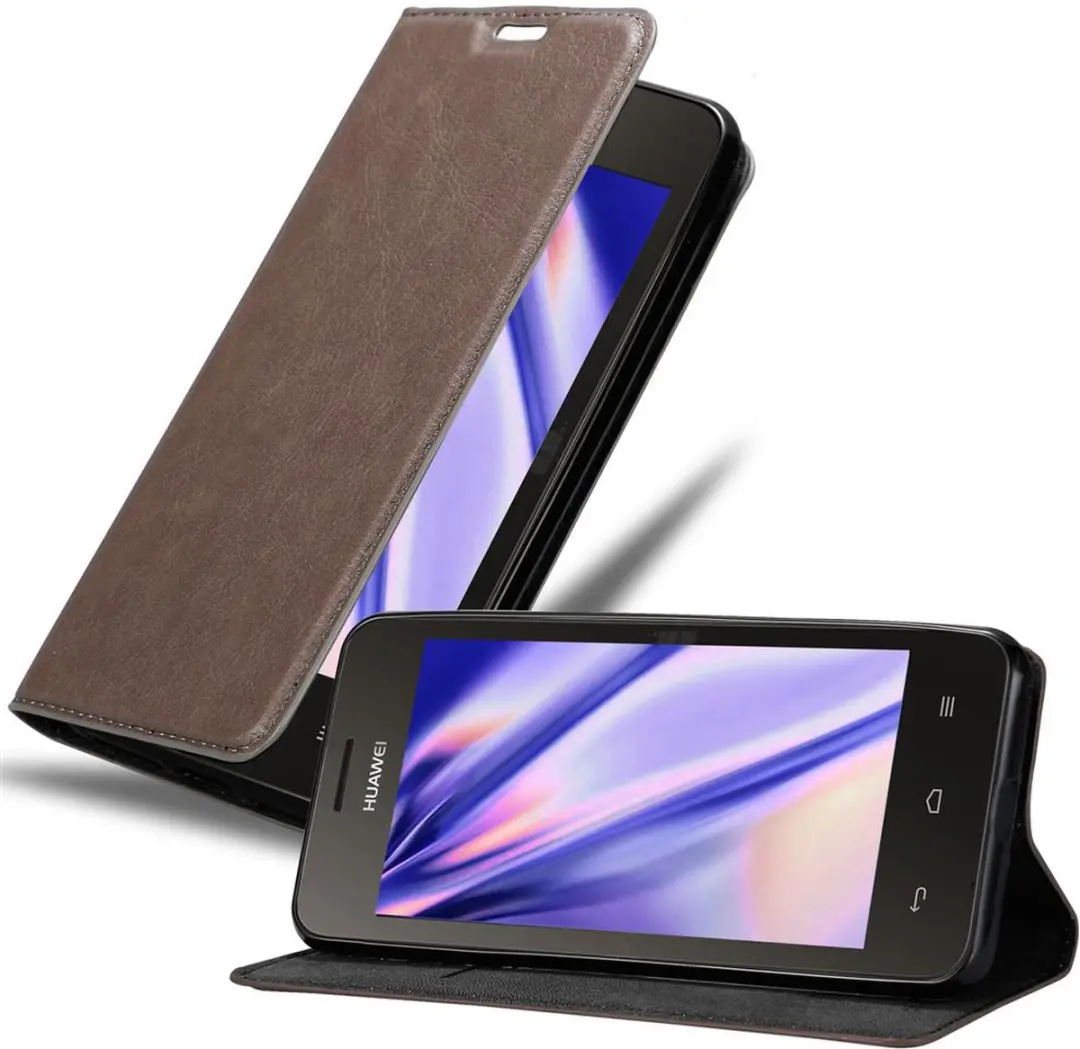 Cadorabo Hoesje geschikt voor Huawei Y3 / Y3C / Y330 / Y331 / Y360 in KOFFIE BRU