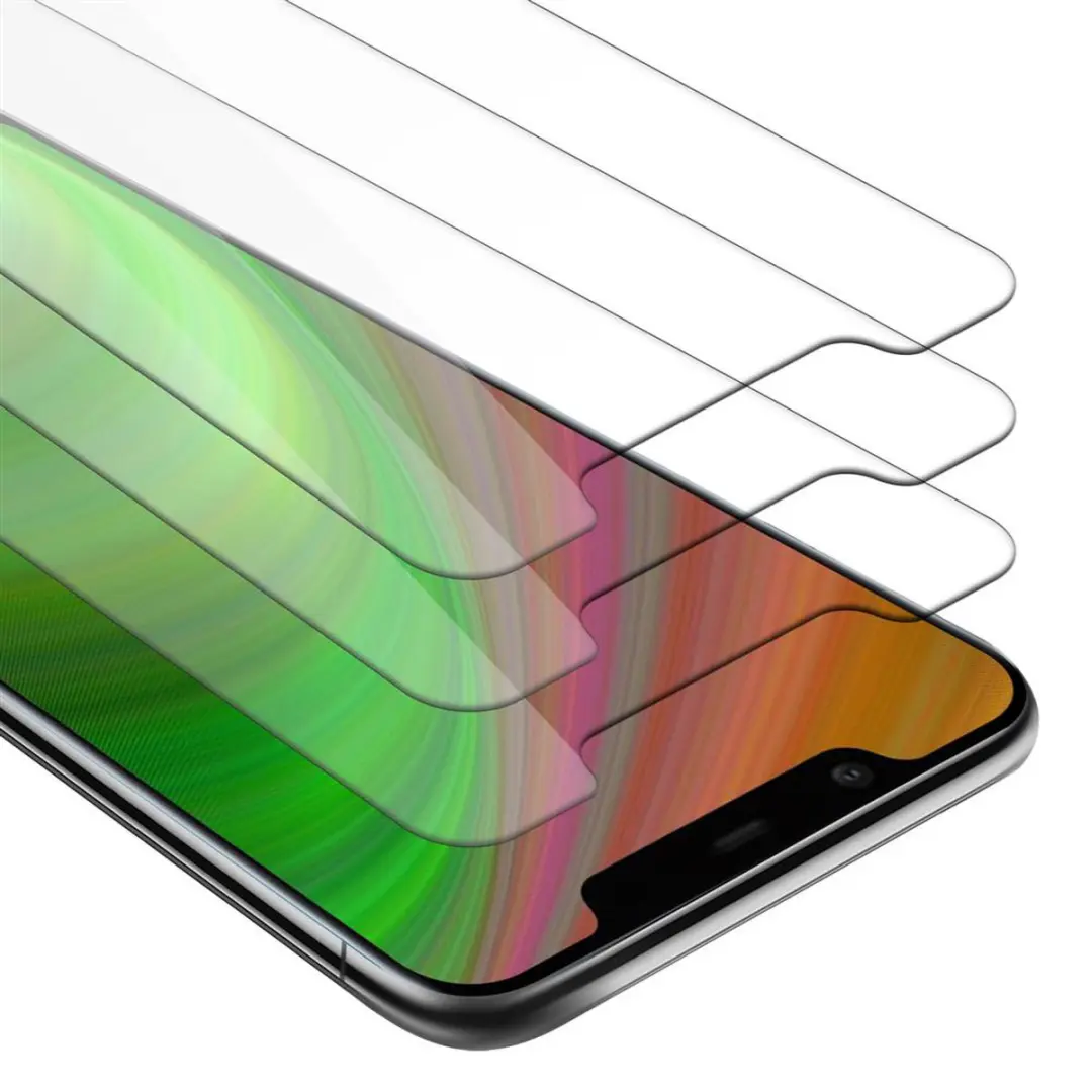 Cadorabo 3x Screenprotector geschikt voor Nokia 7.1