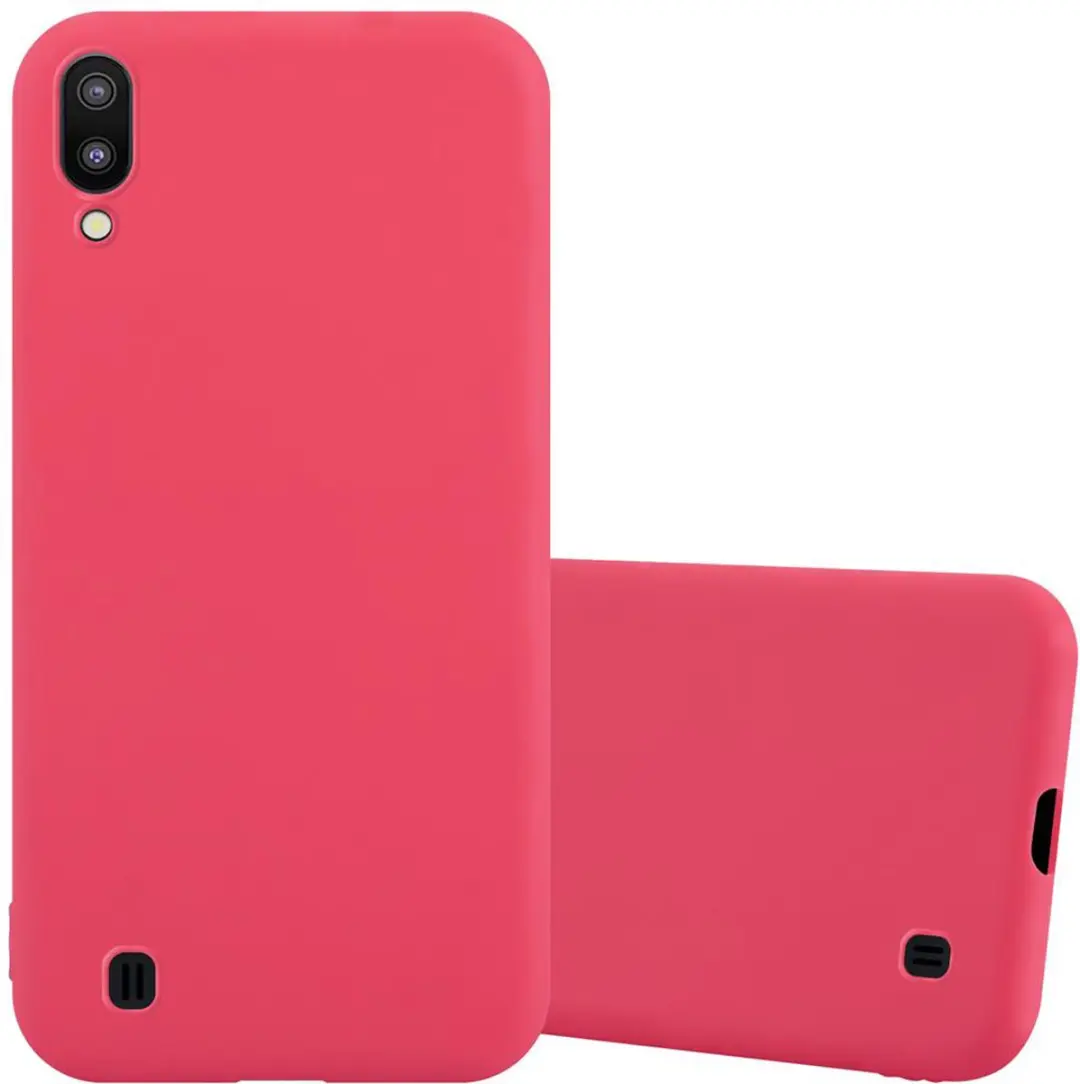 Cadorabo Hoesje geschikt voor Samsung Galaxy A10 / M10 in CANDY ROOD