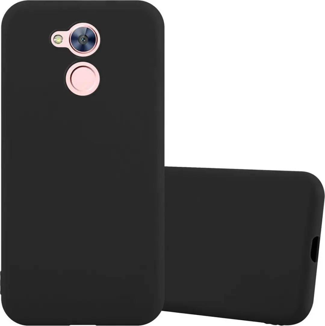 Cadorabo Hoesje geschikt voor Honor 6A PRO / 5C PRO in CANDY ZWART