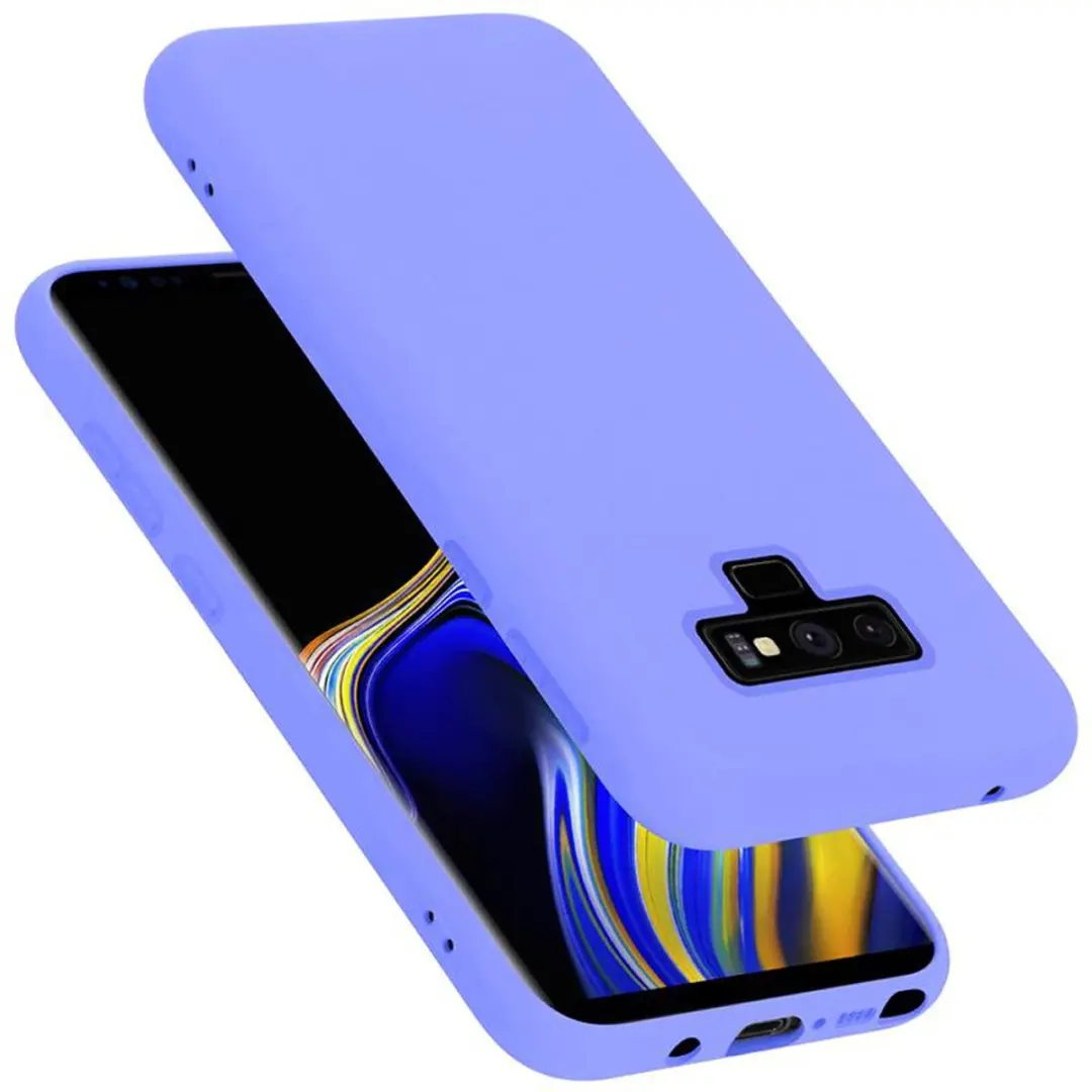 Cadorabo Hoesje geschikt voor Samsung Galaxy NOTE 9 in LIQUID LICHT PAARS