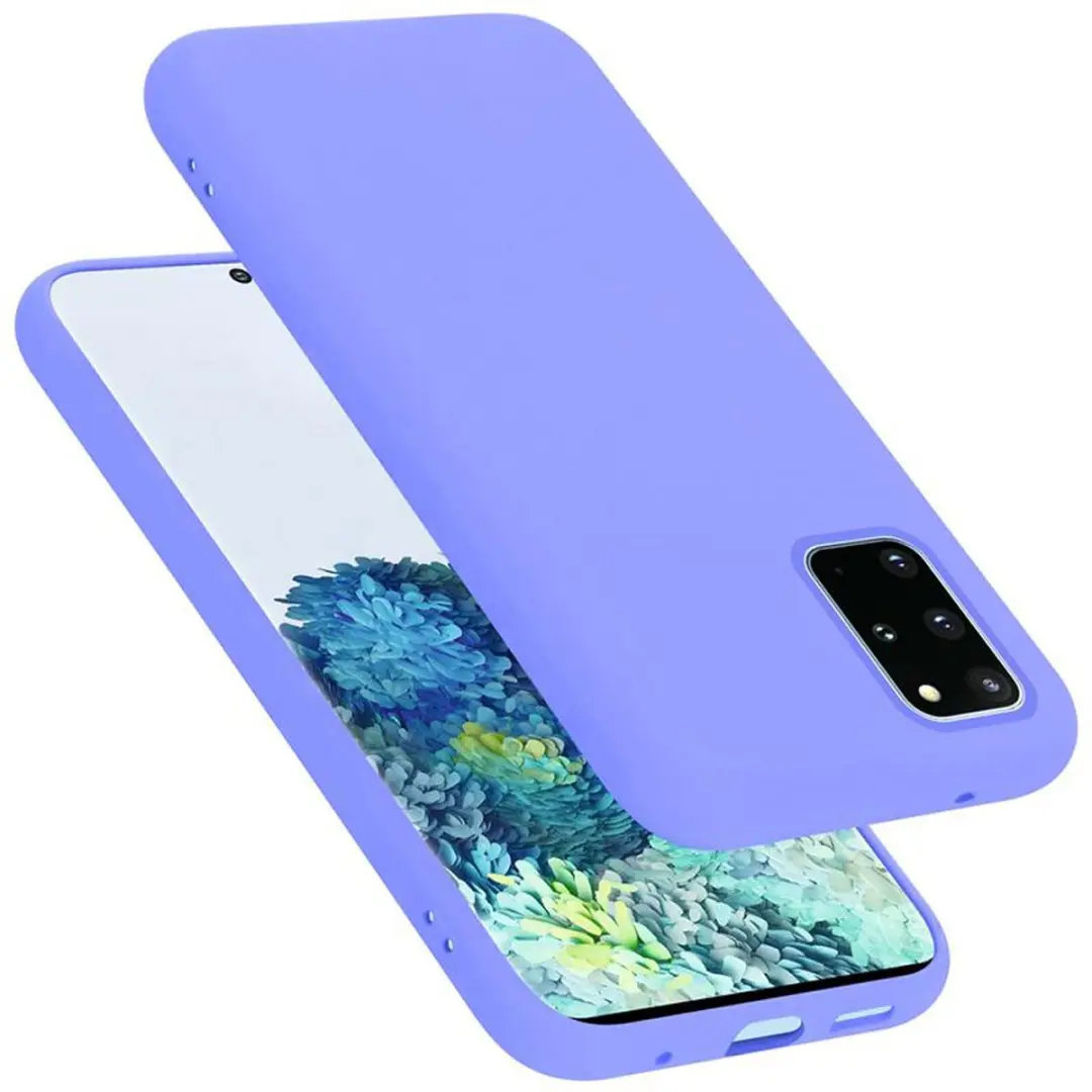 Cadorabo Hoesje geschikt voor Samsung Galaxy S20 PLUS in LIQUID LICHT PAARS