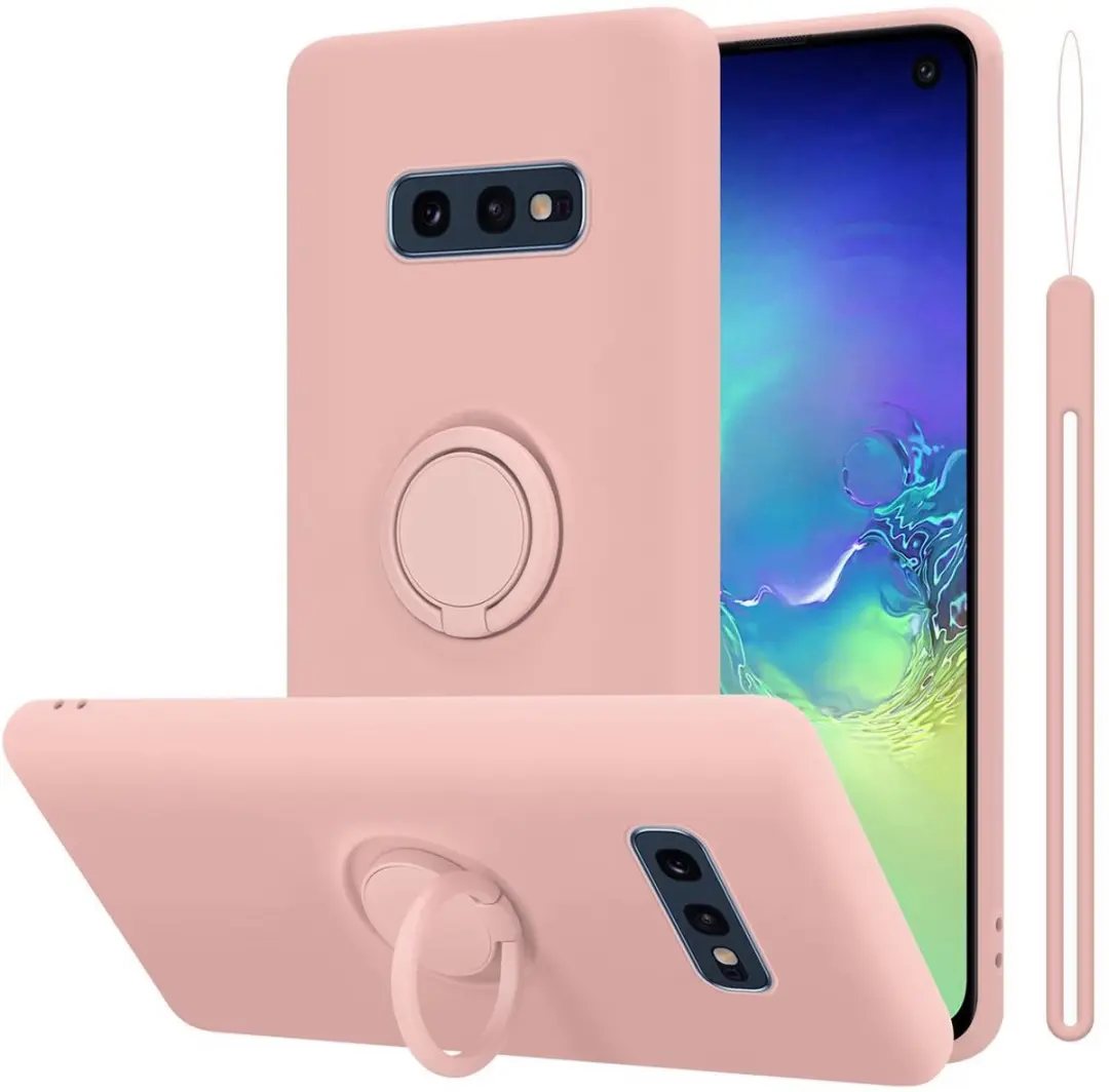 Cadorabo Hoesje geschikt voor Samsung Galaxy S10e in LIQUID ROZE