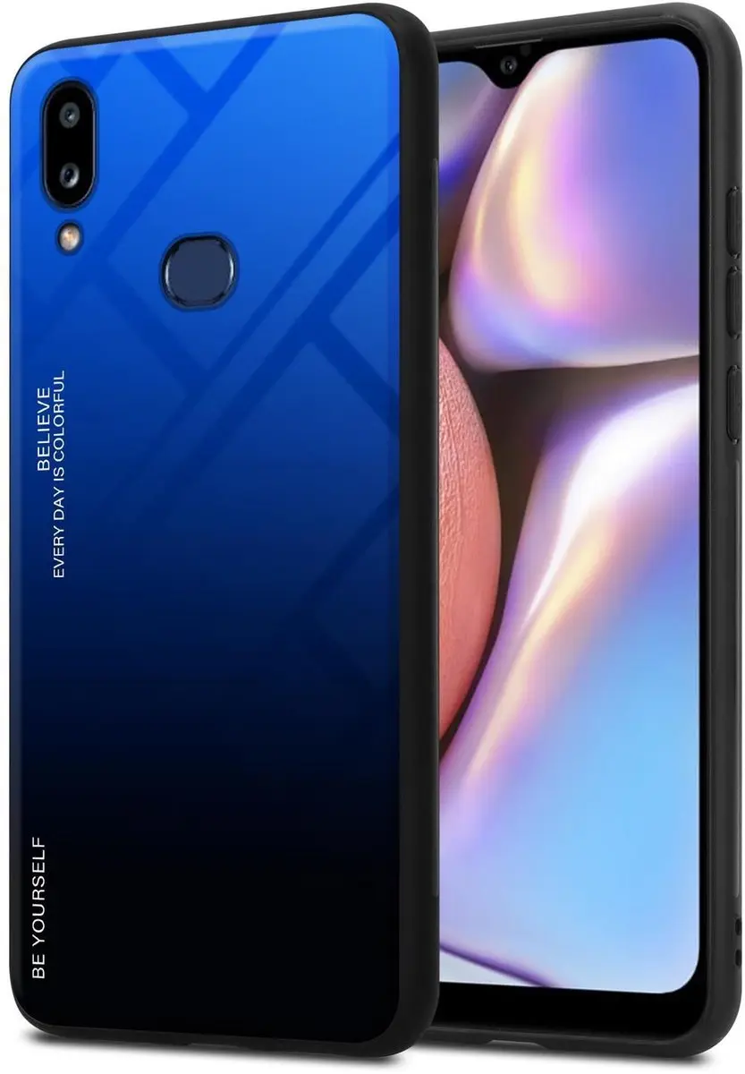 Cadorabo Hoesje geschikt voor Samsung Galaxy A10s / M01s in BLAUW