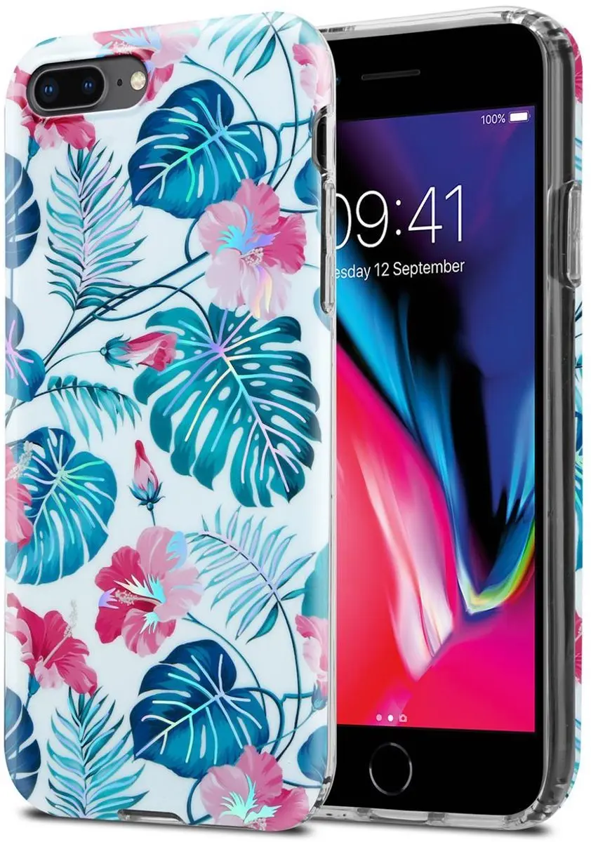 Cadorabo Hoesje geschikt voor Apple iPhone 7 PLUS / 7S PLUS / 8 PLUS in SCHILDPA
