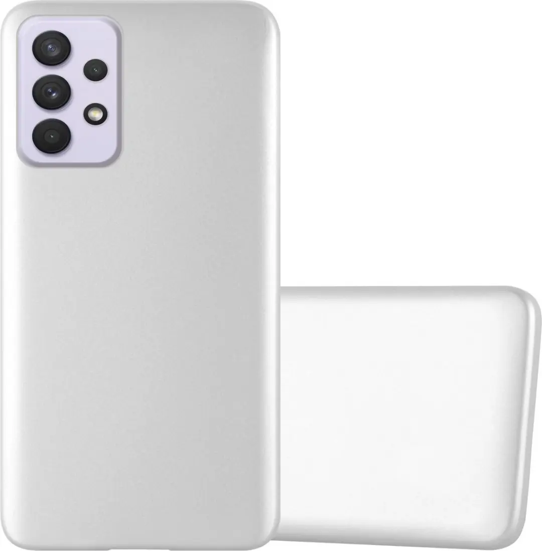 Cadorabo Hoesje geschikt voor Samsung Galaxy A33 5G in METALLIC ZILVER