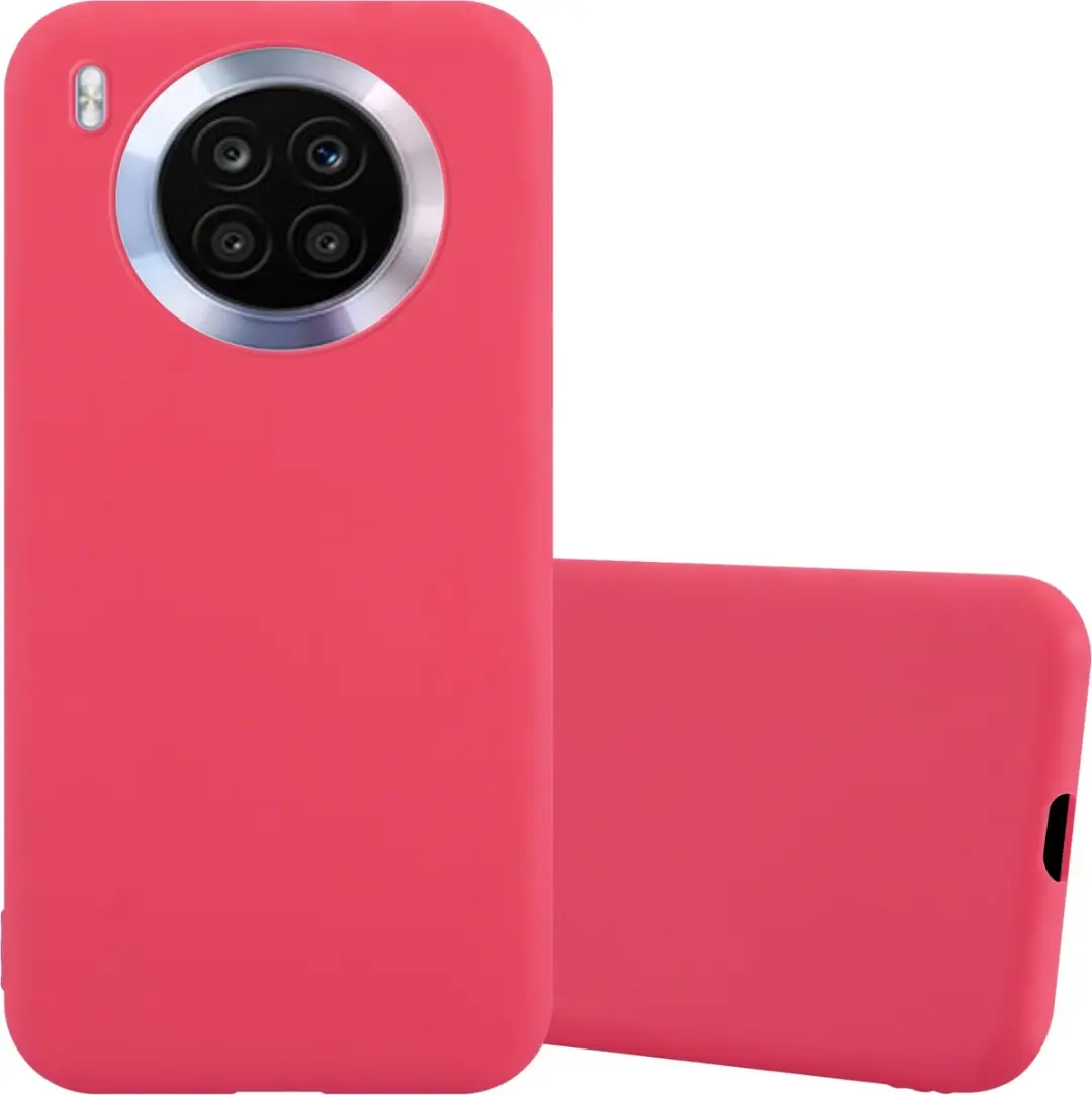 Cadorabo Hoesje geschikt voor Honor 50 LITE in CANDY ROOD