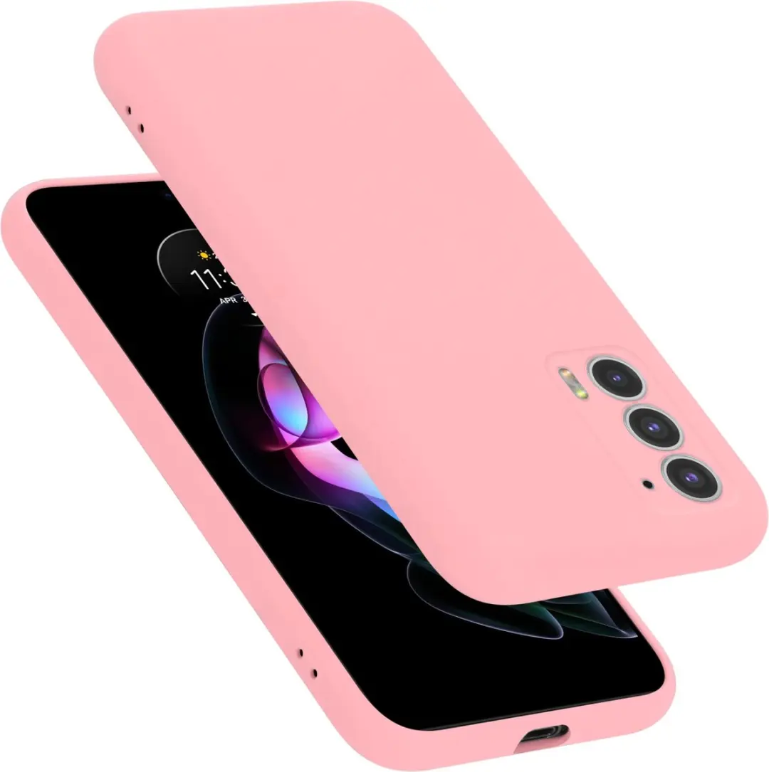 Cadorabo Hoesje geschikt voor Motorola EDGE 20 in LIQUID ROZE