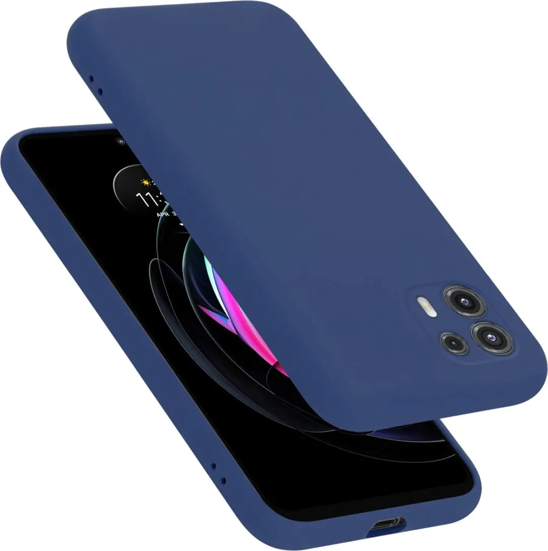 Cadorabo Hoesje geschikt voor Motorola EDGE 20 LITE / FUSION in LIQUID BLAUW