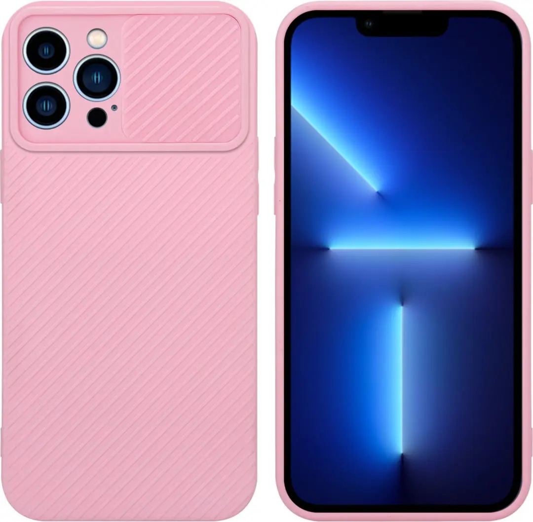 Cadorabo Hoesje geschikt voor Apple iPhone 13 PRO MAX in Bonbon Roze