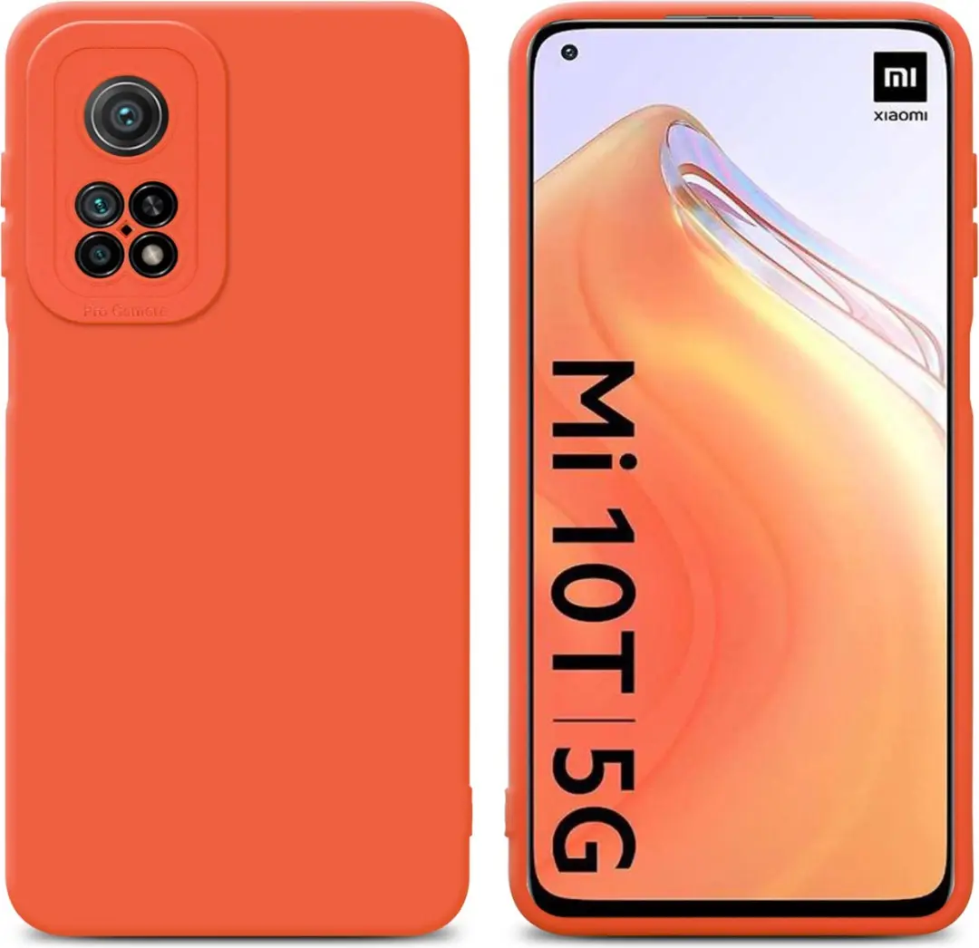 Cadorabo Hoesje geschikt voor Xiaomi Mi 10T / Mi 10T PRO in FLUID ORANJE