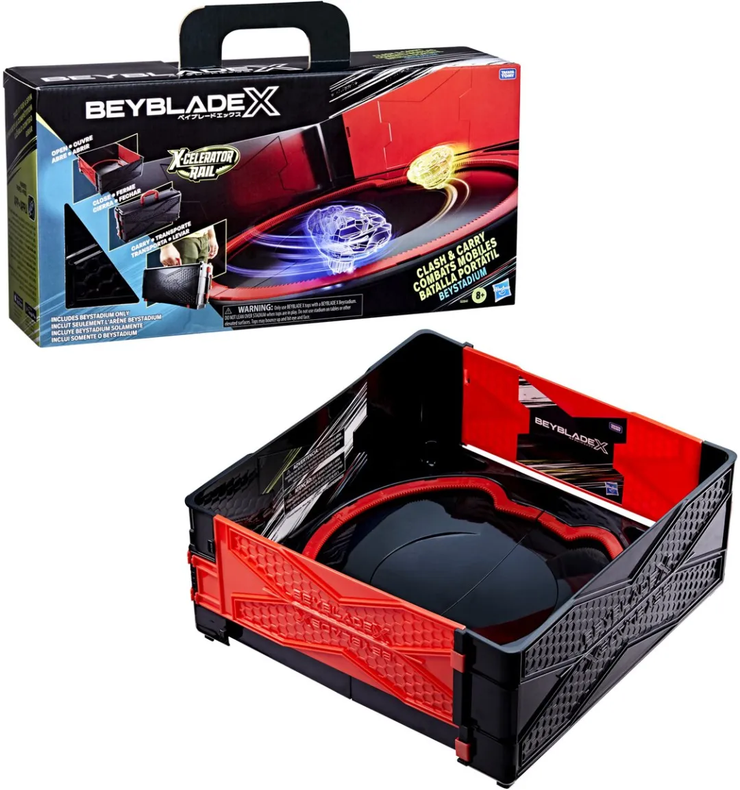 Hasbro Beyblade BBX Clash & Carry Beystadium - Multicolor