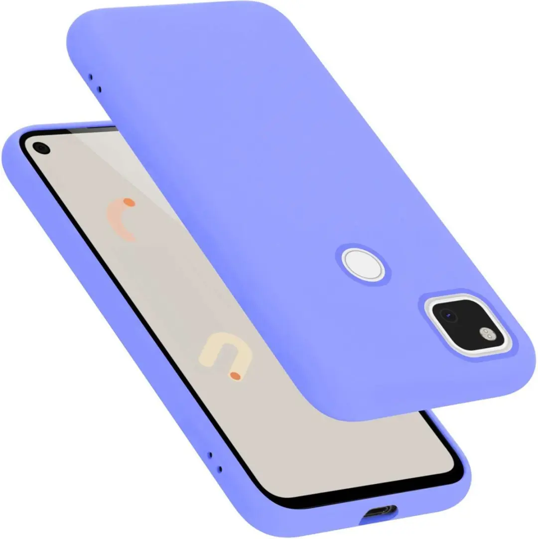 Cadorabo Hoesje geschikt voor Google PIXEL 4A 5G in LIQUID LICHT PAARS