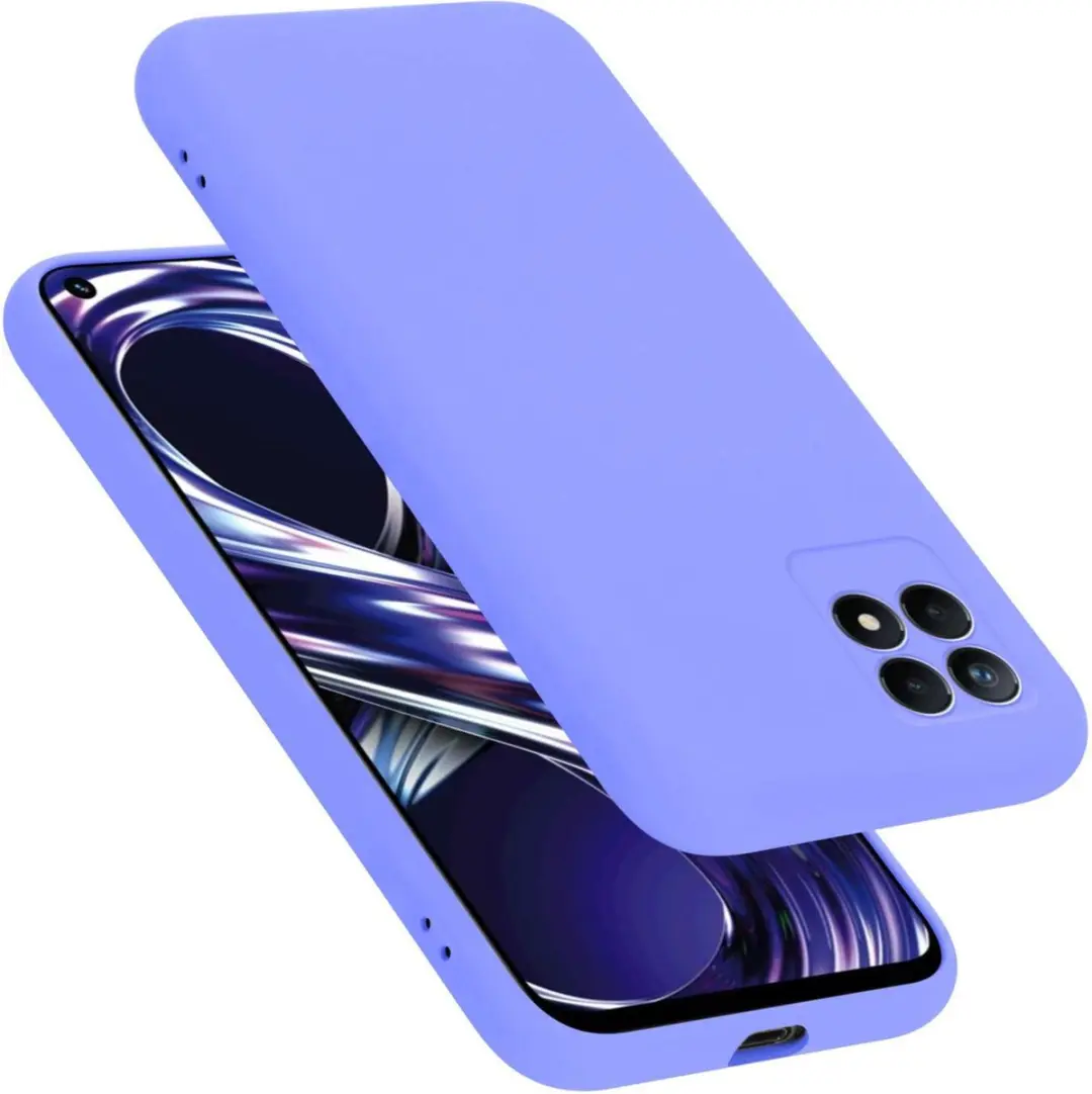 Cadorabo Hoesje geschikt voor Realme 8i / Narzo 50 4G in LIQUID LICHT PAARS