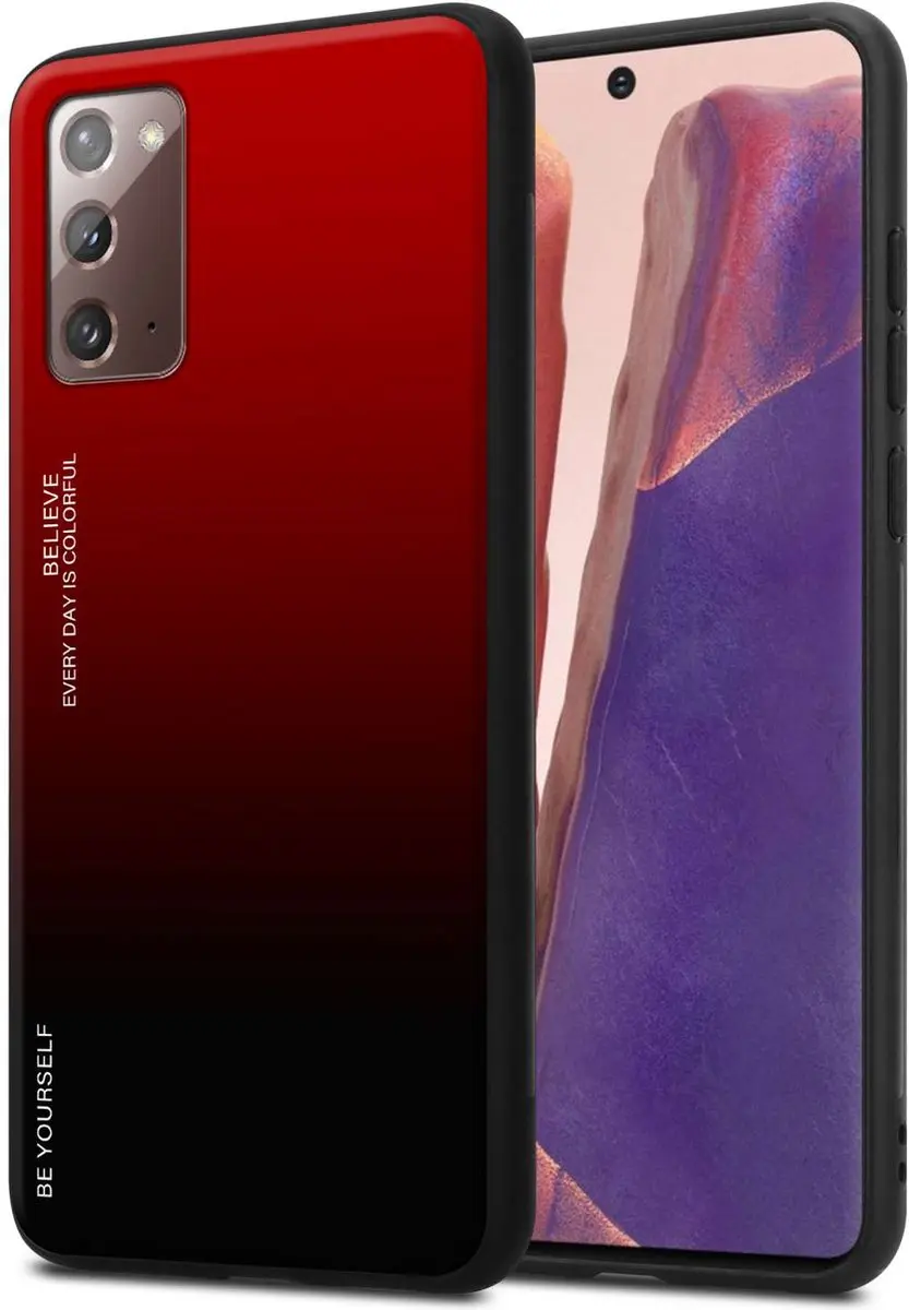 Cadorabo Hoesje geschikt voor Samsung Galaxy NOTE 20 in ROOD