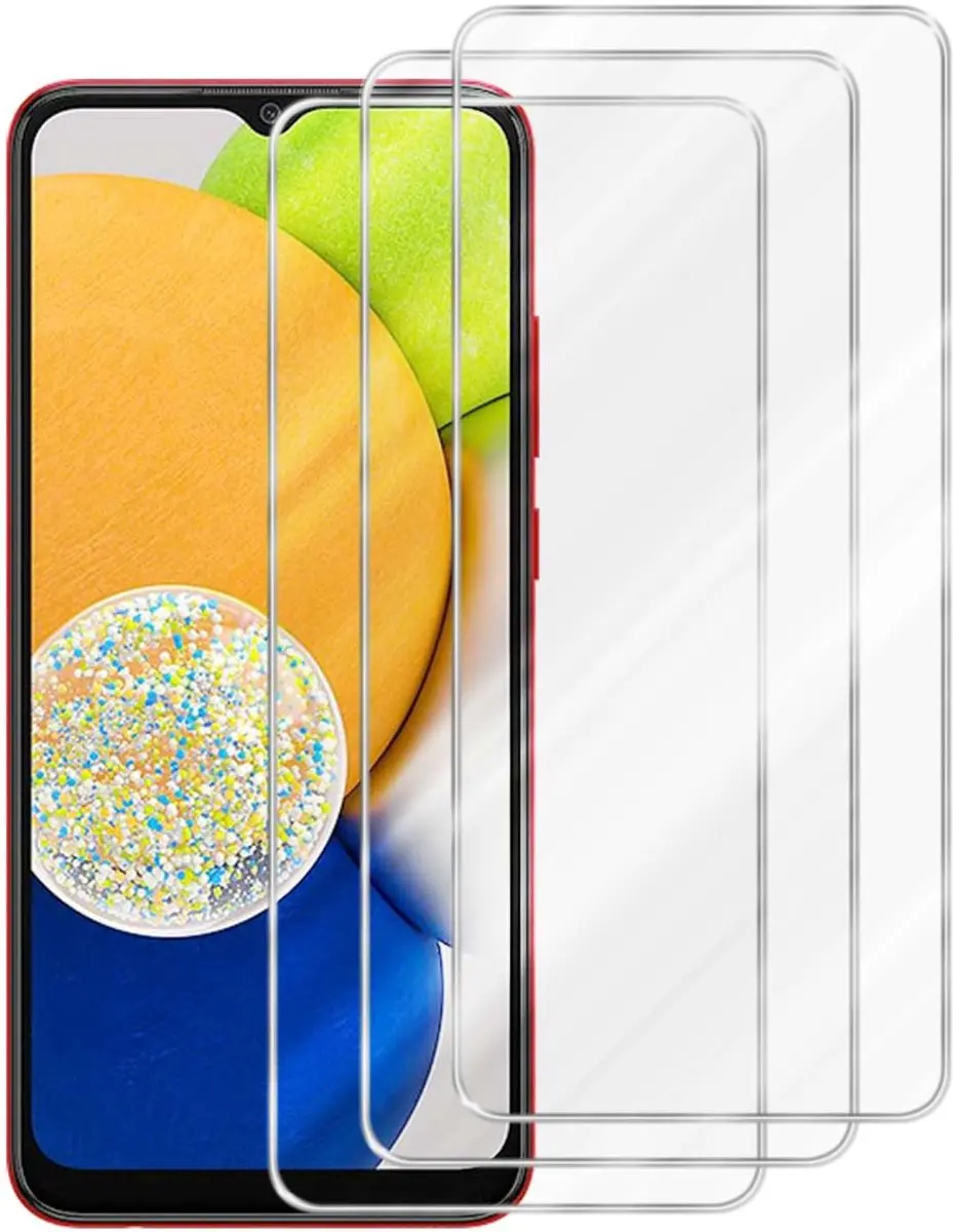 Cadorabo 3x Screenprotector geschikt voor Samsung Galaxy A03