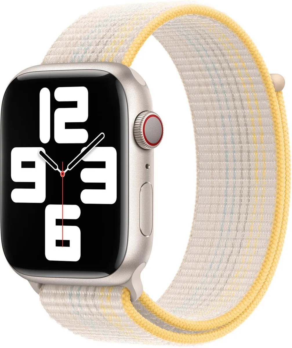 Apple Watch Geweven Sportband - One Size - Sterrenlicht - afbeelding 6 van 6