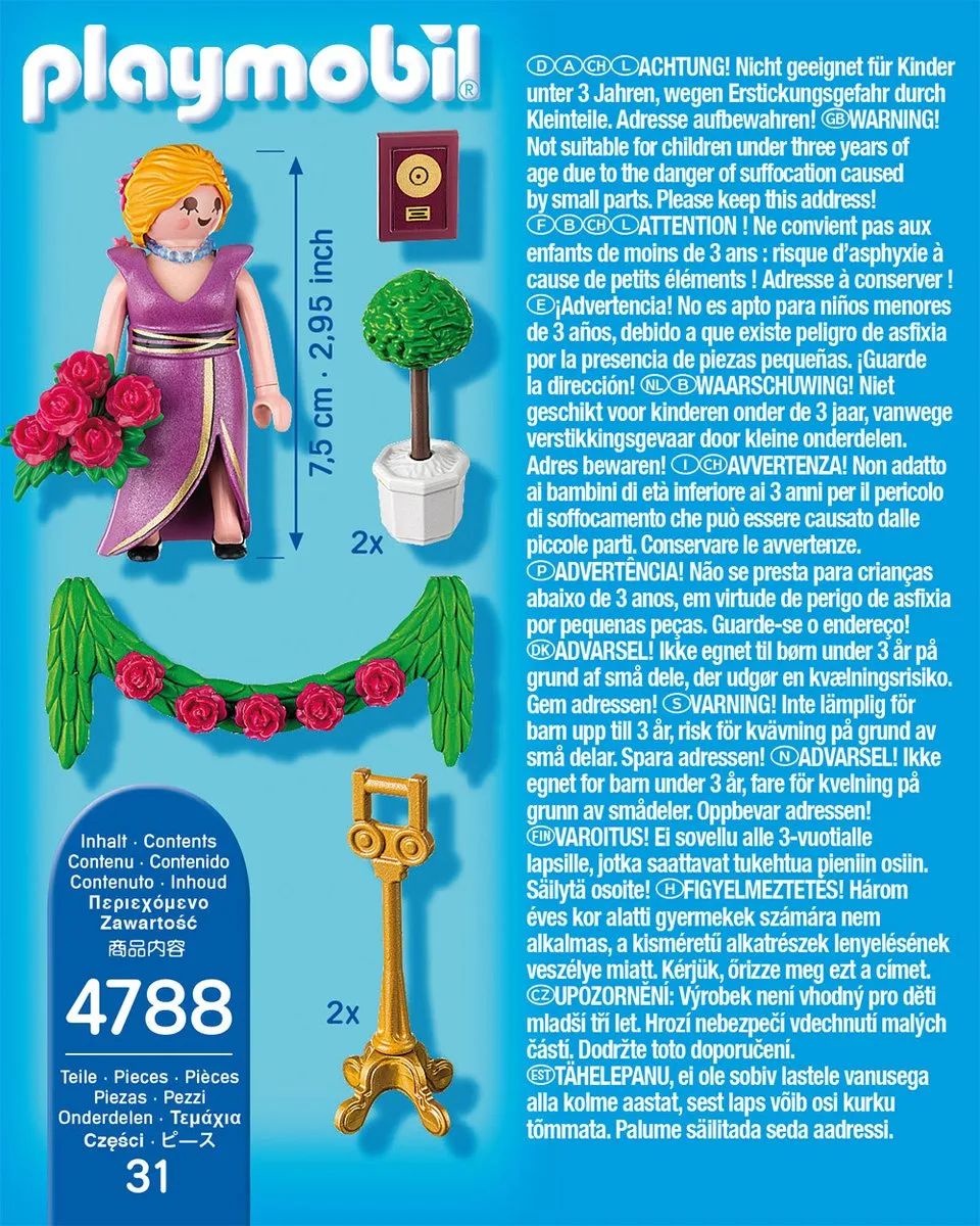 Playmobil 4788 Star avec Trophée - Multicolor