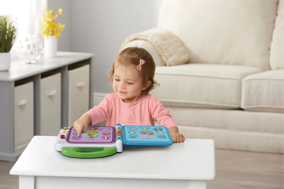 VTech Baby Mijn Eerste 100 Woordjes Boek - Educatief Speelgoed - Woordjes Leren - Nederlands & Engels Gesproken - Cadeau - Kinderspeelgoed 1.5 tot 4 Jaar