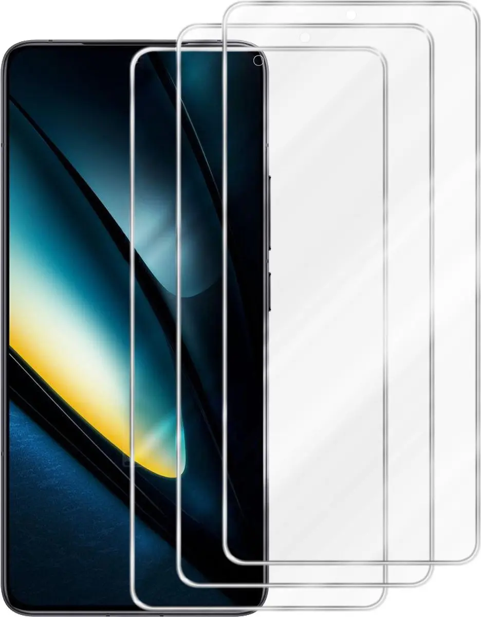 Cadorabo 3x Screenprotector geschikt voor Xiaomi Poco F6 Pro