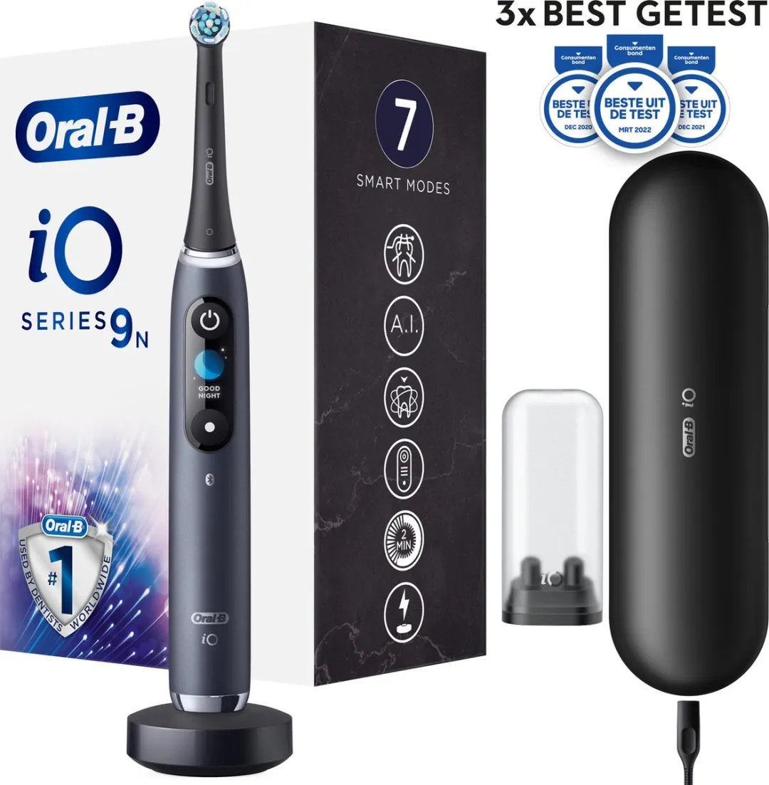 Oral-B iO 9n Elektrische Tandenborstel - Zwart
