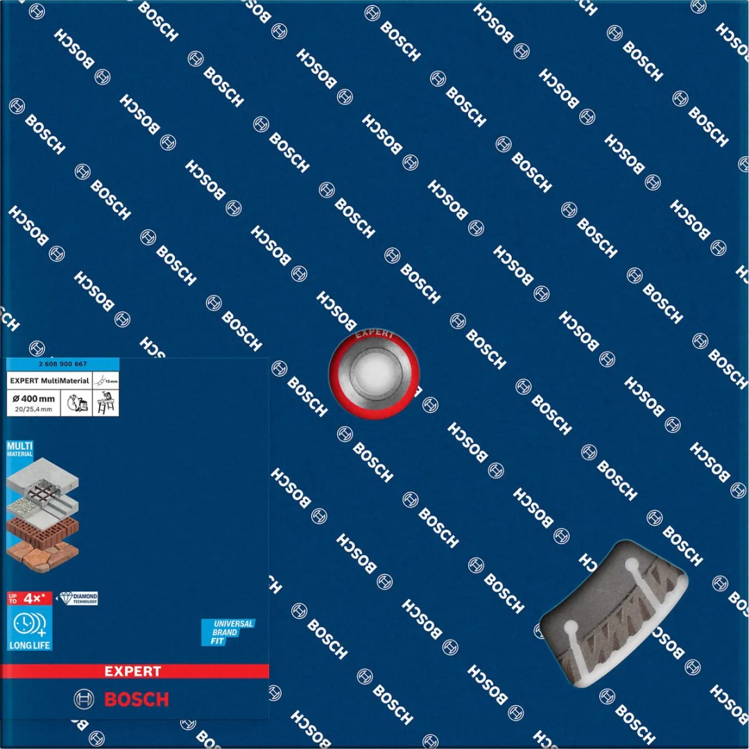Bosch Professional EXPERT MultiMaterial Diamantschijf 400mm - 20mm As - afbeelding 4 van 6