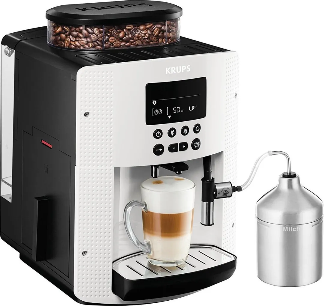 Krups EA8161 Volledig Automatische Espressomachine - Wit - afbeelding 6 van 6