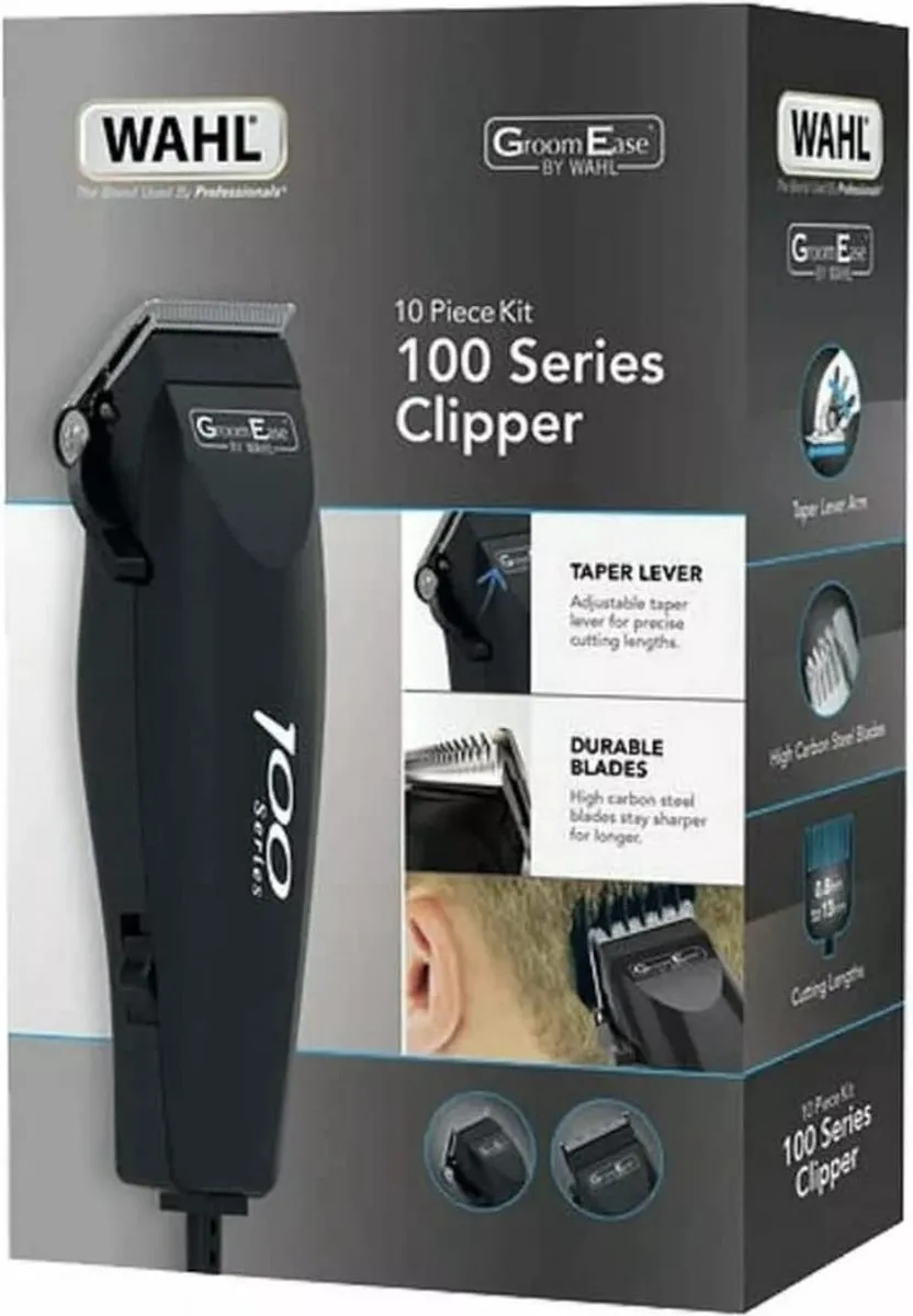 Wahl 100 Series 10-delig Haartrimmer Set - Zwart