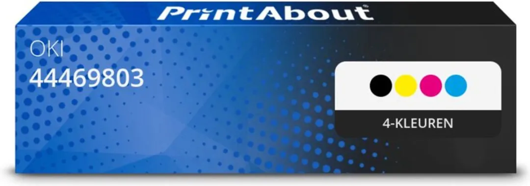 PrintAbout Huismerk OKI 44469803-PA2 Toner Geel