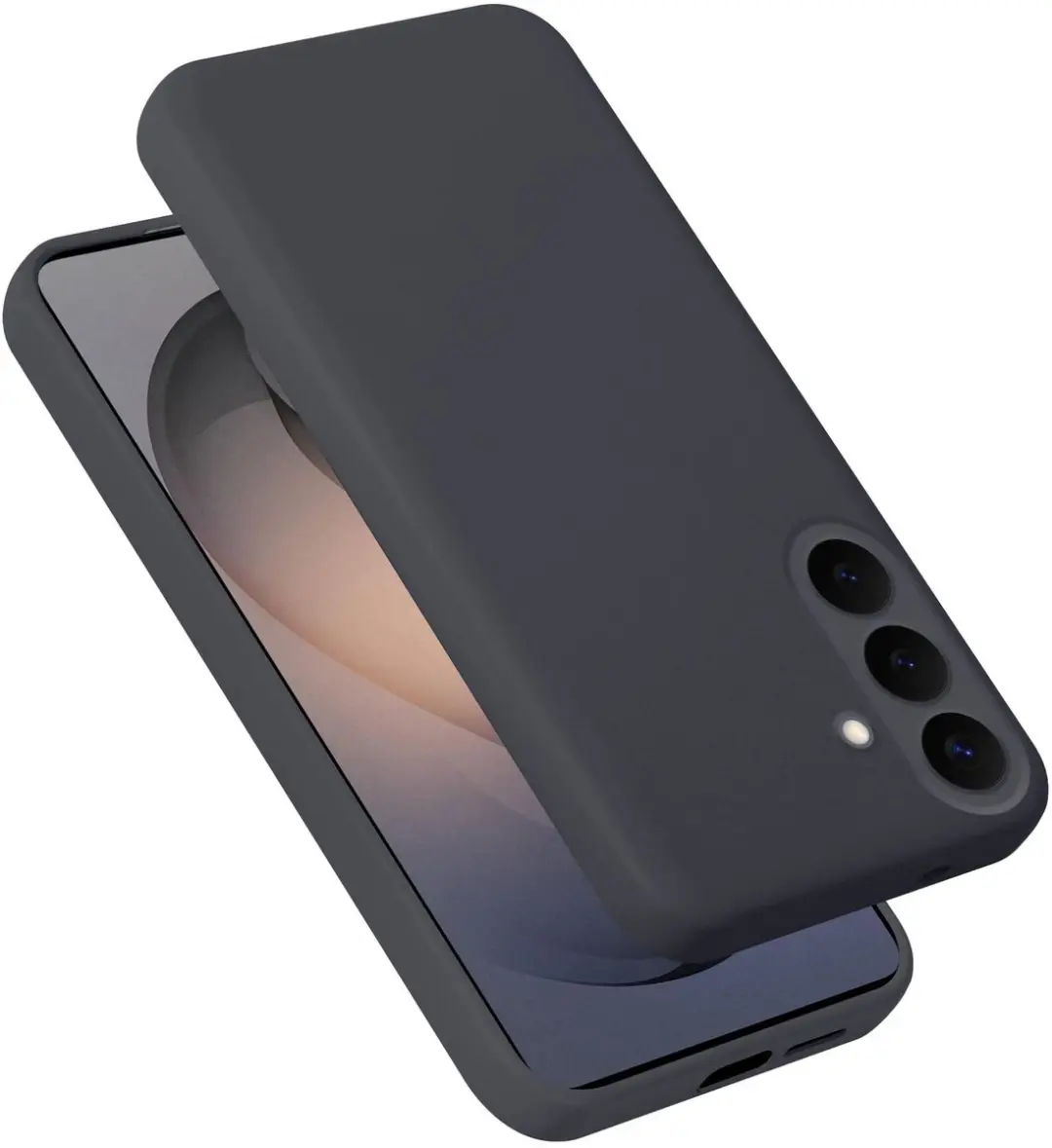 Cadorabo Hoesje geschikt voor Samsung Galaxy S26 in Zwart Case Telefoonhoesje