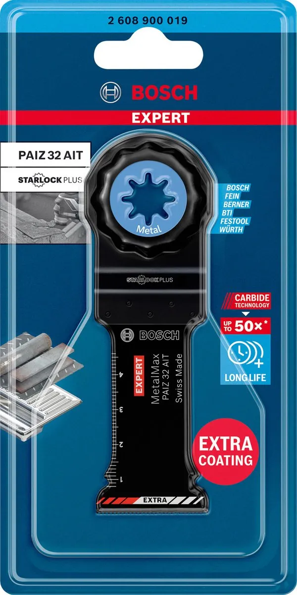 Bosch Professional EXPERT StarlockPlus PAIZ 32 AIT Zaagblad Metaal 32x50mm - afbeelding 4 van 6