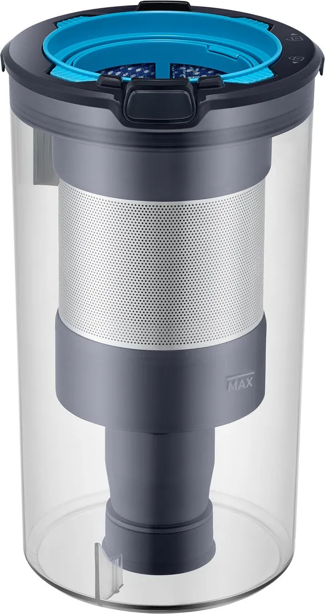 Samsung VS15A6031R1 Steelstofzuiger 410W - 0,8L - Zwart/Muntkleur